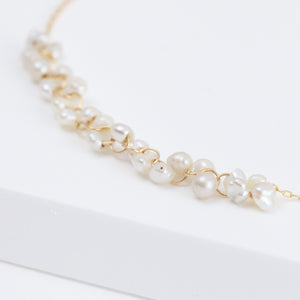 Sazare pearl chain bracelet