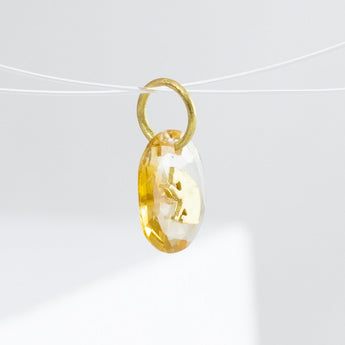 Cleaning cat citrine pendant