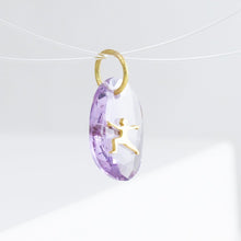 Load image into Gallery viewer, Yoga amethyst pendant
