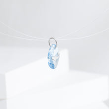 Load image into Gallery viewer, Whale blue topaz pendant
