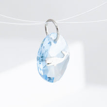 Load image into Gallery viewer, Whale blue topaz pendant
