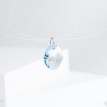 Load image into Gallery viewer, Whale blue topaz pendant
