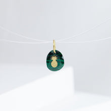 Load image into Gallery viewer, Pineapple malachite pendant
