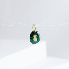 Load image into Gallery viewer, Pineapple malachite pendant
