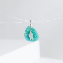 Load image into Gallery viewer, Penguin amazonite pendant
