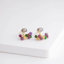 Load image into Gallery viewer, Fairy zoisite and mixed stone earrings [Limited Edition]
