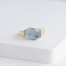 Load image into Gallery viewer, Mini rock aquamarine ring - Kolekto 
